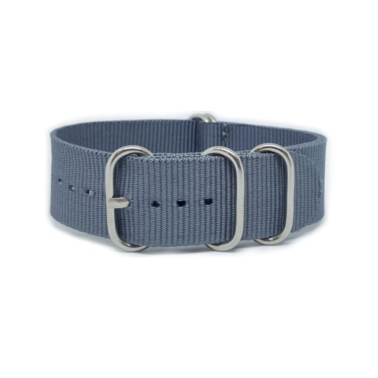 Rugged Grey Nylon Watch Strap