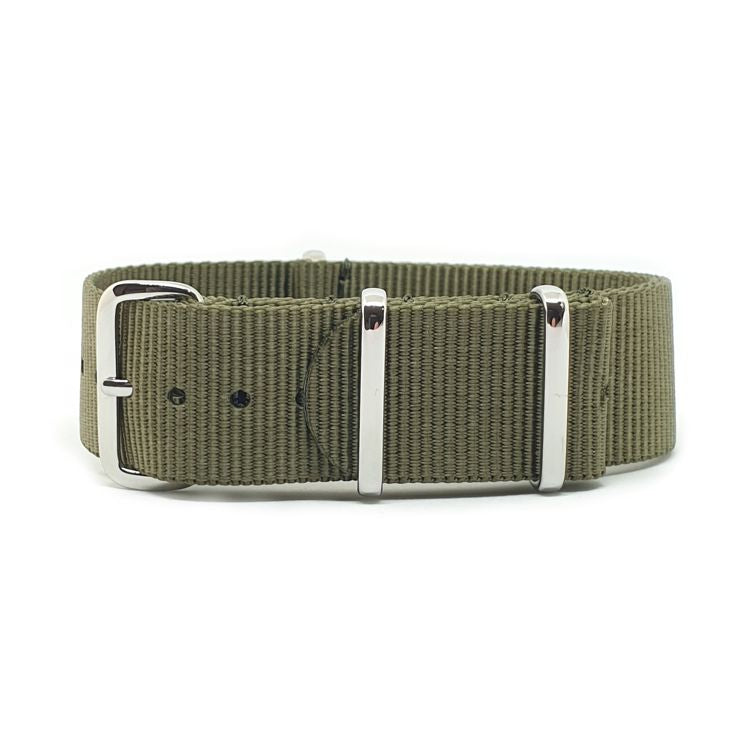 Urban Olive Green One Piece Nylon Strap