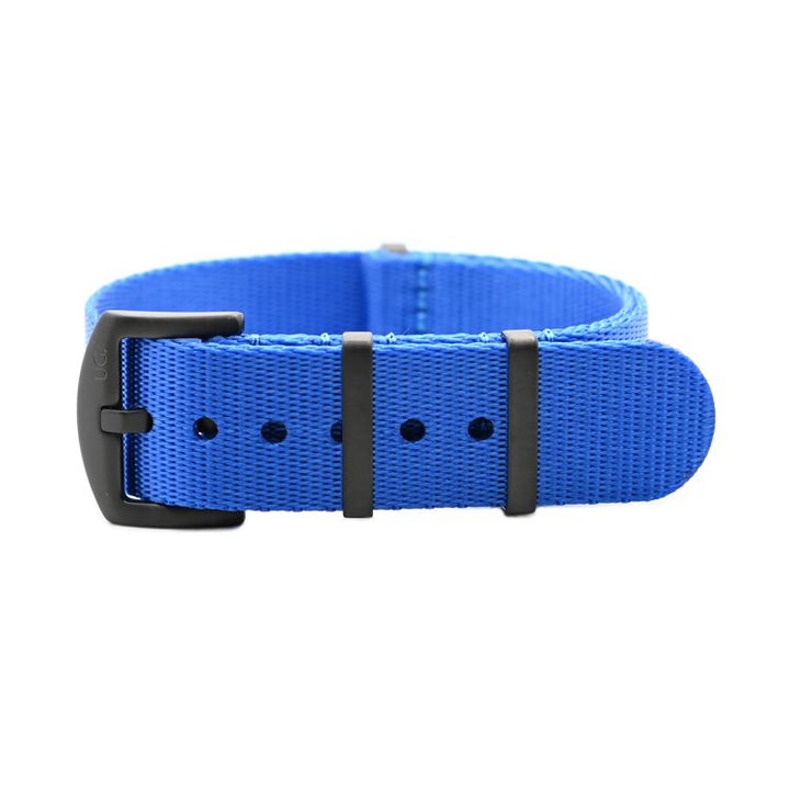 Urban Robusto Crystal Blue Black Series Seatbelt Strap
