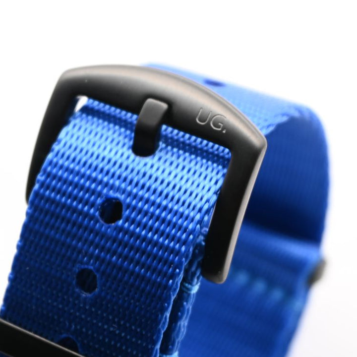 Urban Robusto Crystal Blue Black Series Seatbelt Strap