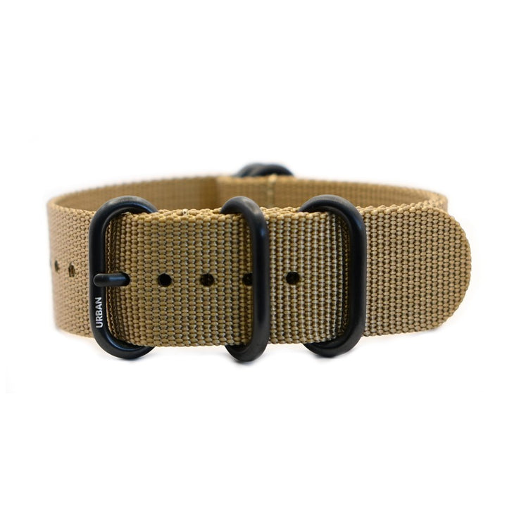 Urban Rugged Khaki with Brushed Black PVD Buckle