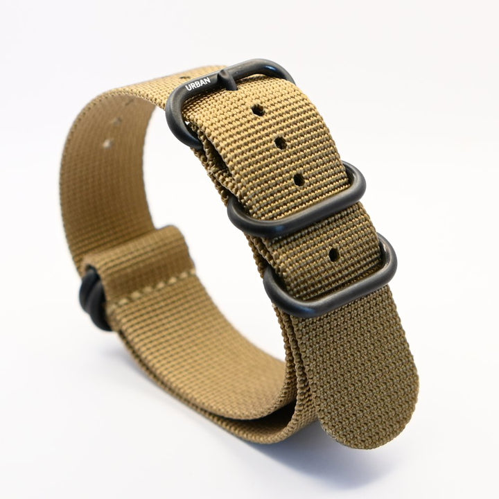 Urban Rugged Khaki with Brushed Black PVD Buckle