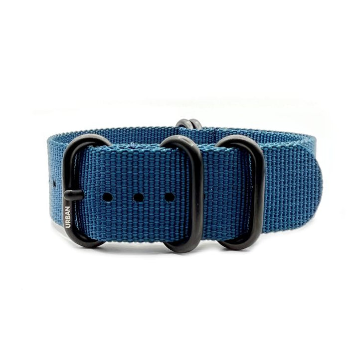 Urban Rugged Blue with Brushed Black PVD Buckle