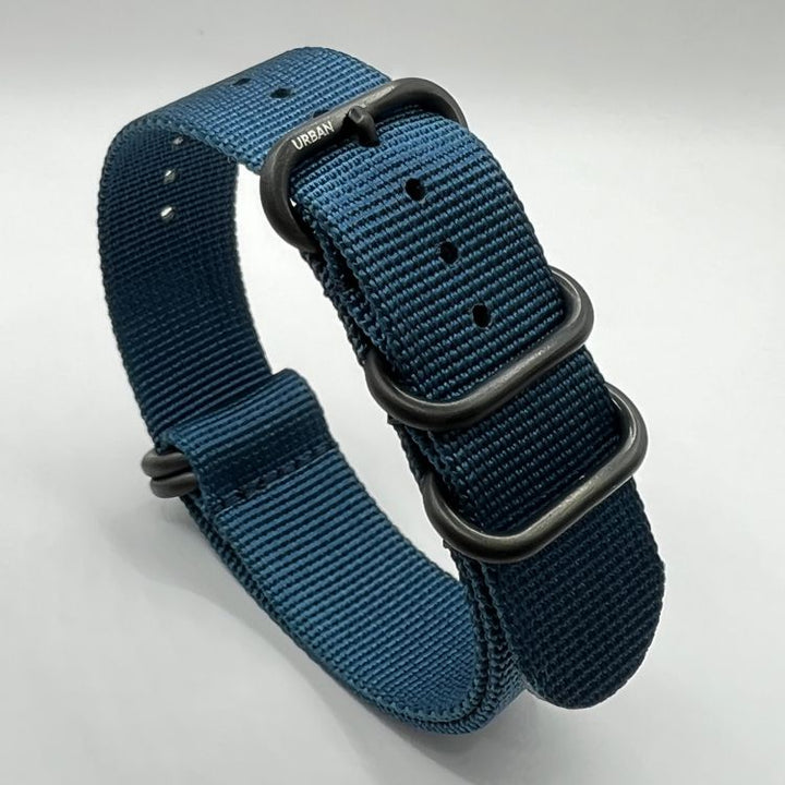 Urban Rugged Blue with Brushed Black PVD Buckle