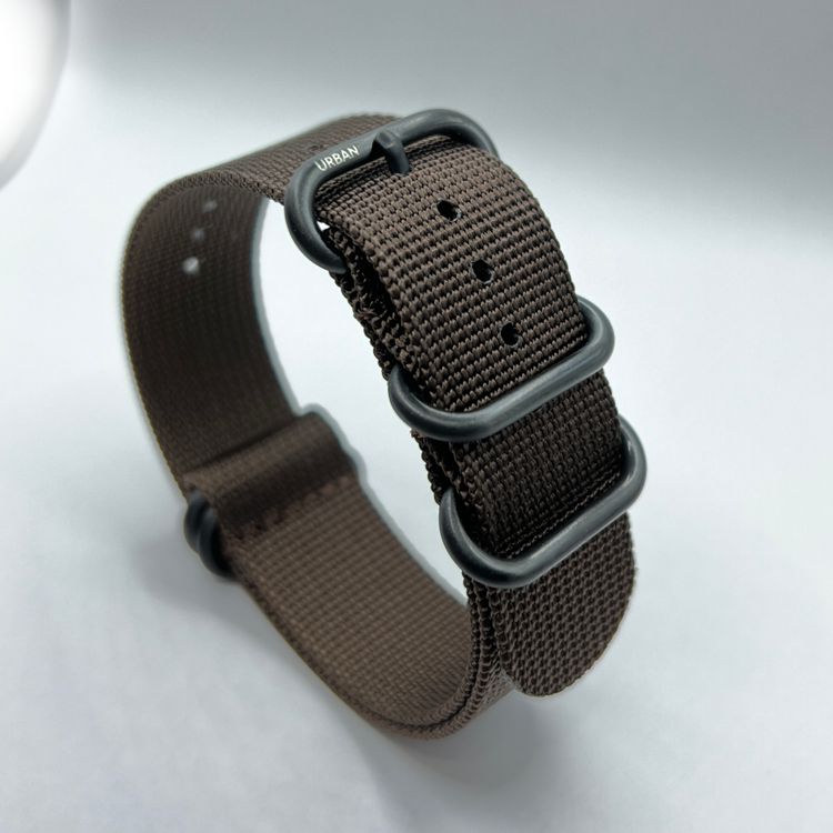 Urban Rugged Brown with Brushed Black PVD Buckle