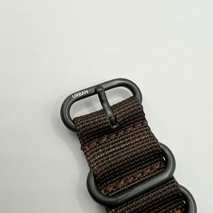 Urban Rugged Brown with Brushed Black PVD Buckle