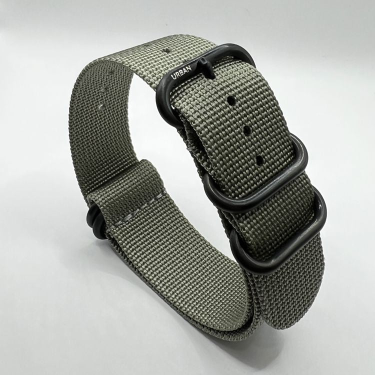 Urban Rugged Grey with Brushed Black PVD Buckle