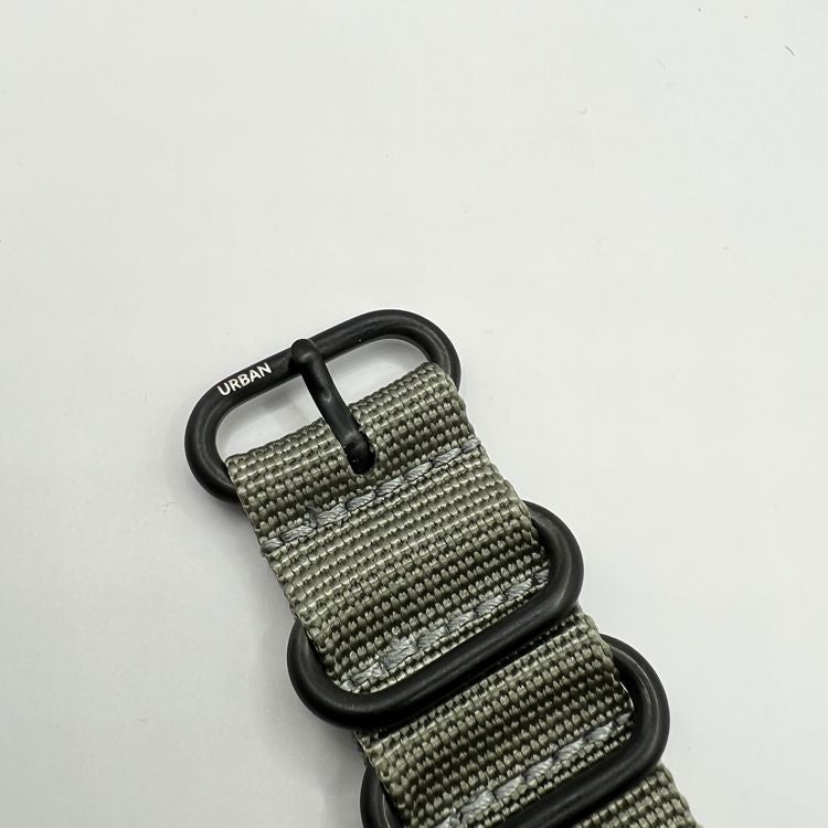 Urban Rugged Grey with Brushed Black PVD Buckle
