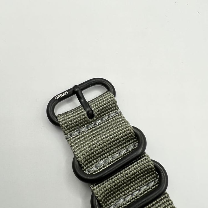 Urban Rugged Grey with Brushed Black PVD Buckle
