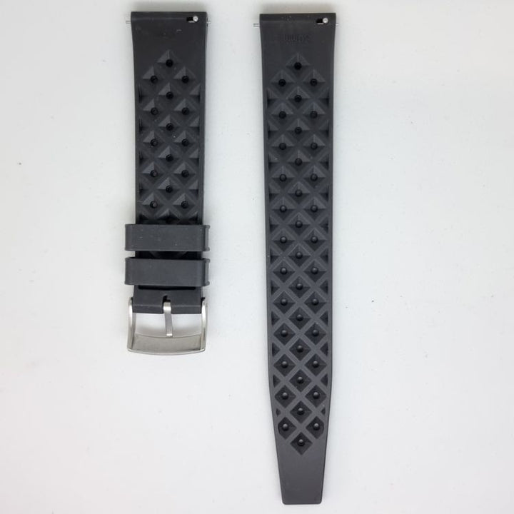 Urban Tropicana Black  Rubber Tropic  Watch Strap