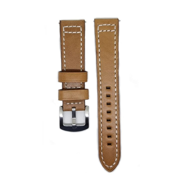 Light Brown Classico Leather Watch Strap