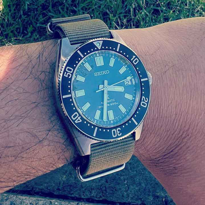 Urban Olive Green One Piece Nylon Strap