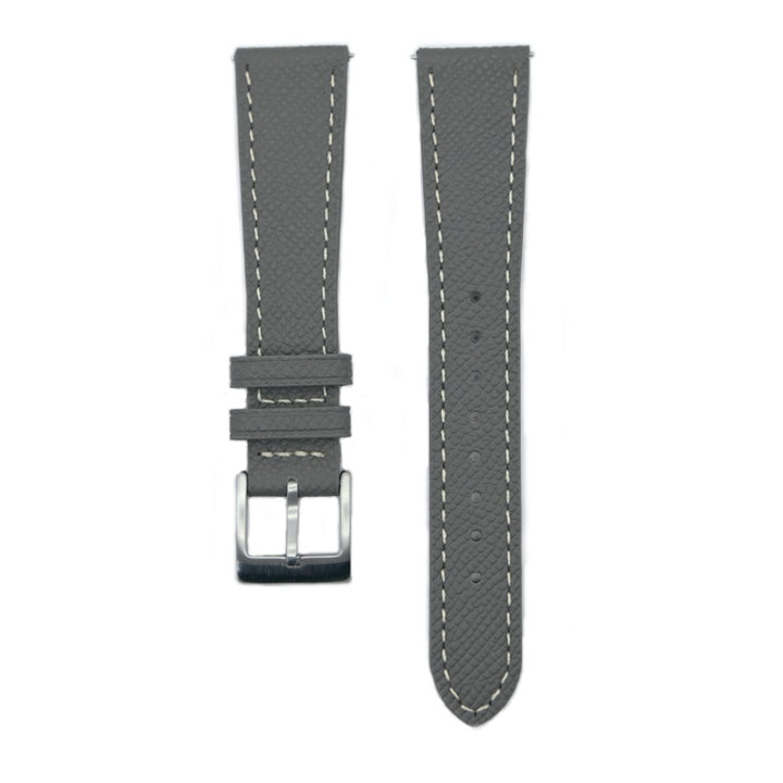 Urban Charcoal Pebble Grain Leather Watch Strap