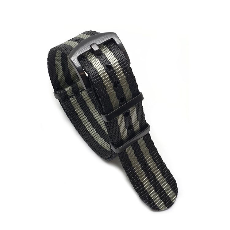 Urban Robusto Black Series Grey & Black Seatbelt Strap