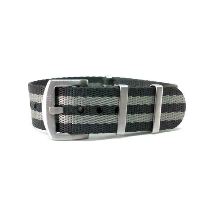 Urban Robusto Black & Grey  Seatbelt Strap