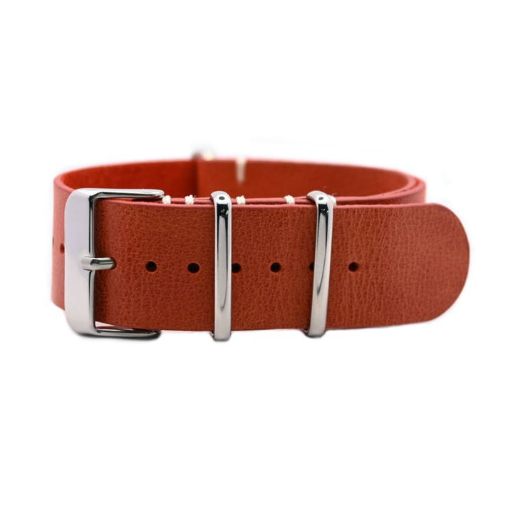 Urban Rusty Red Vintage Leather One Piece Strap