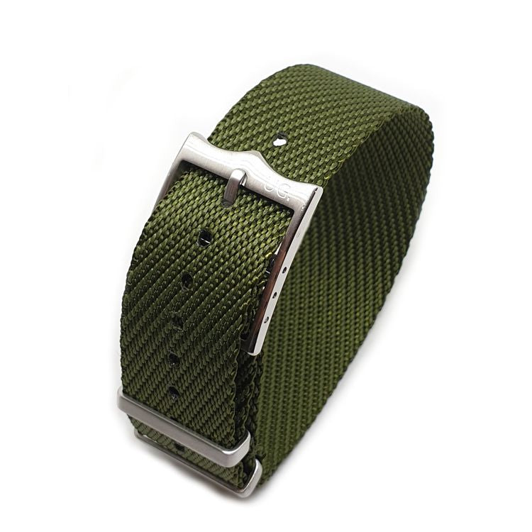 Urban Unico Khaki Green Single Pass Watch Strap