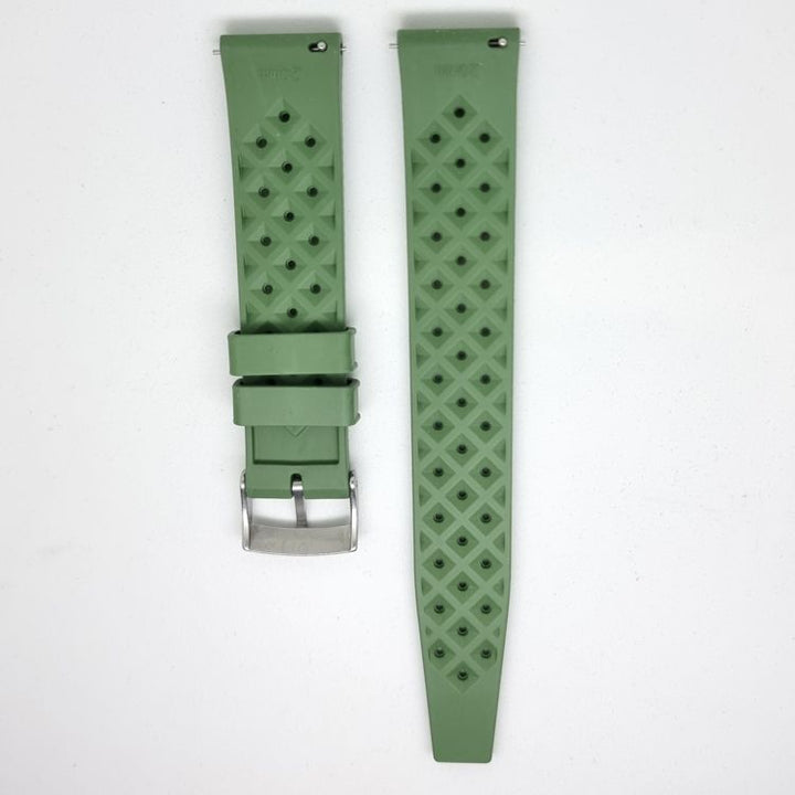 Urban Tropicana Khaki Green Rubber Tropic Watch Strap