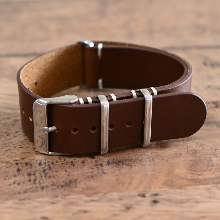 Urban Brown Vintage Leather One Piece Strap