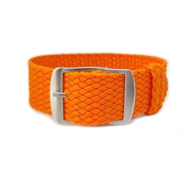 Orange Perlon Watch Strap - The Urban Gentleman - Watch Straps Australia